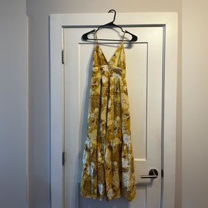 Abercrombie & Fitch Button-Through Maxi Dress XXSP